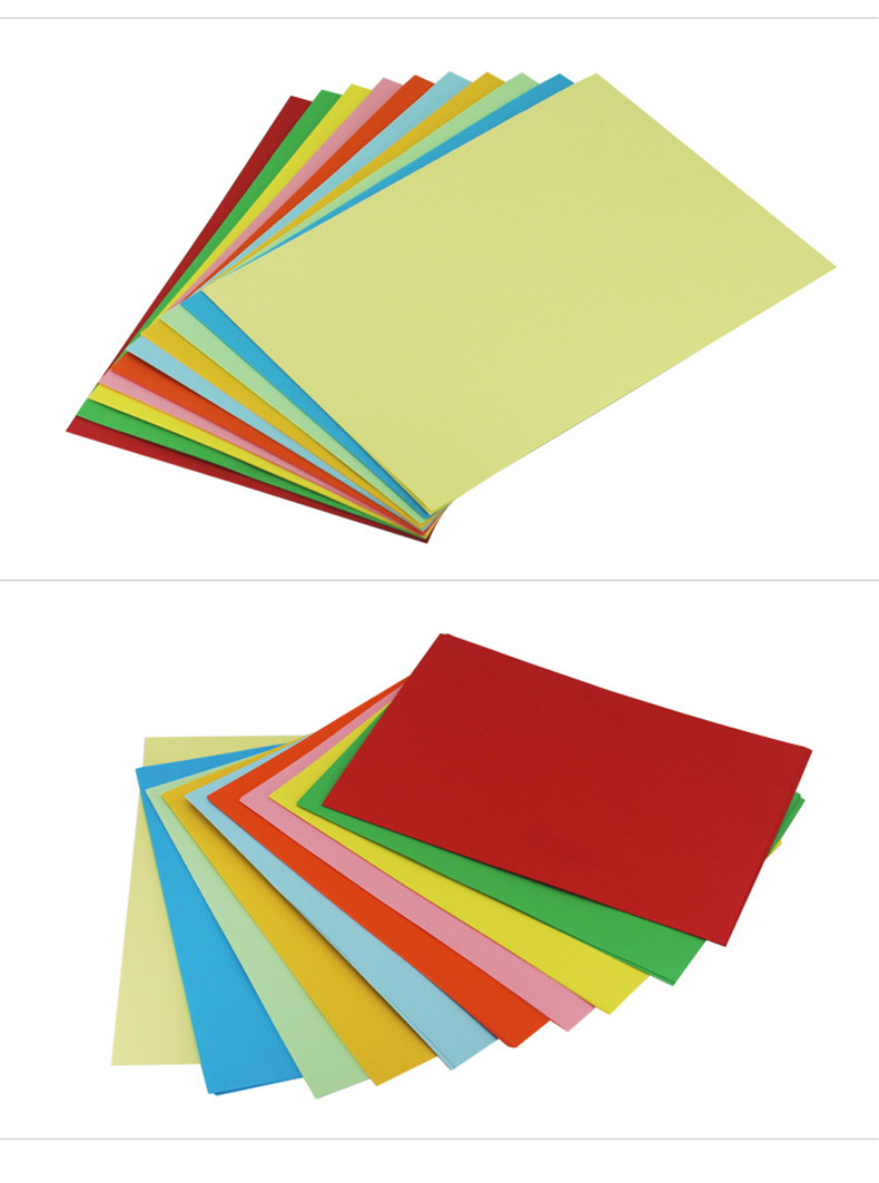 欣华盛160ga4色卡纸白100张包